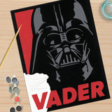 Dimensions PaintWorks Darth Vader Star Wars Paint by Number Kit for Adults and Kids, Finished Project 9" x 12", Multicolor 7 Piece Dimensions