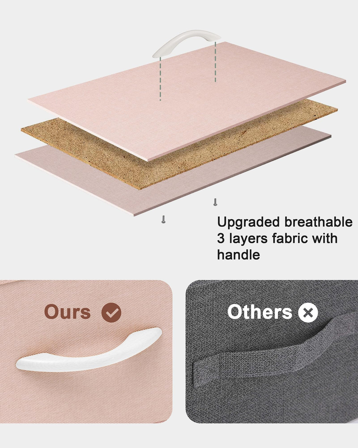 Crestlive Products Tall Dresser for Girls Bedroom, Chest of 5 Drawers, Fabric Storage Tower, Clothing Organizer for Bedroom, Hallway, Entryway, Closets, Nursery(Pink) Crestlive Products