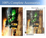 JFYHAB Diamond Painting Kits for Adults, 5D DIY Car Round Full Drill Diamond Dots Paintings Diamond Painting Truck Gem Art Craft for Home Wall Decor Diamond Art 12x16inch JFYHAB