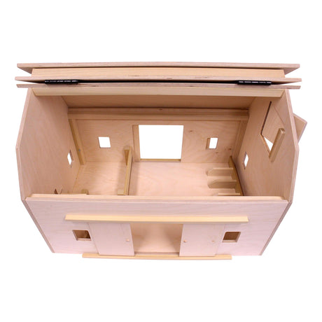 AmishToyBox.com Large Wooden Hip-Roof Barn Toy with Hay Loft, Amish-Made AmishToyBox.com