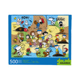 AQUARIUS Peanuts Baseball Puzzle (500 Piece Jigsaw Puzzle) - Officially Licensed Peanuts Merchandise & Collectibles - Glare Free - Precision Fit - 14 x 19 Inches AQUARIUS