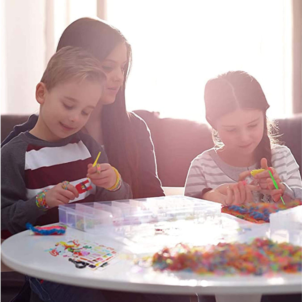 YITOHOP 12080+ Loom Bands Kit, Rubber Bands for Bracelet Making Kit, DIY Art Craft Loom Bracelet Kit,2025 Creativity Birthday Gift Ideal Christmas Gifts YITOHOP