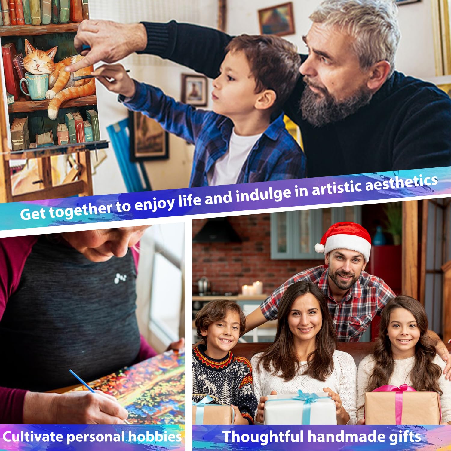 xcemhil Paint by Numbers Kit for Adults Landscape, Paint by Number Moutain, Lake Paint by Numbers Kit for Adults Beginner for Gift and Home Wall Decor 16x20 Inch xcemhil