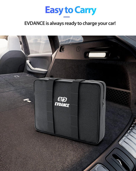 EVDANCE Level 2 EV Charger 7.68KW NEMA 14-50 Plug 32 Amp Portable Electric Vehicle Charger with 25ft Cable Outdoor SEA J1772 EV Car Charging Station Compatible with All J1772 Evs EVDANCE