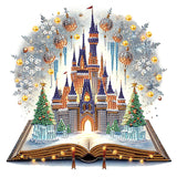 AiYuanzsh 5D Special Shape Diamond Art Kits for Beginners, Crystal Rhinestones Diamond Painting, Christmas Fantasy Castle DIY Diamond Art for Adults, Home Wall Decoration Gift, 11.8×11.8 Inch AiYuanzsh