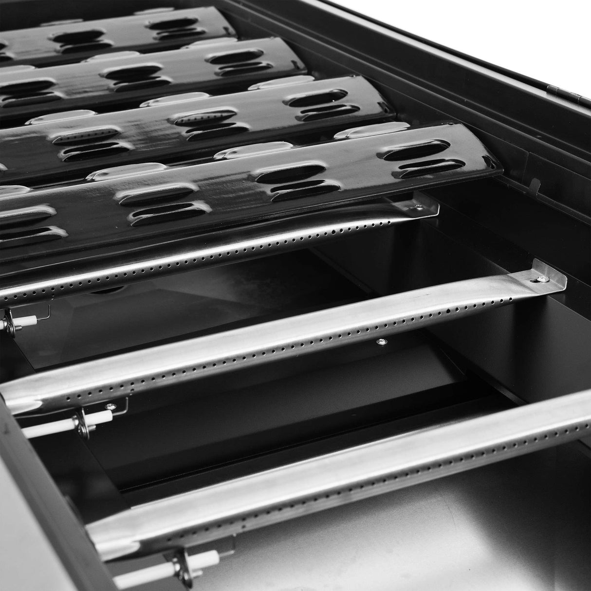 Royal Gourmet 8-Burner Gas Grill, 104,000 BTU Liquid Propane Grill, Independently Controlled Dual Systems, Outdoor Party or Backyard BBQ, Black Royal Gourmet