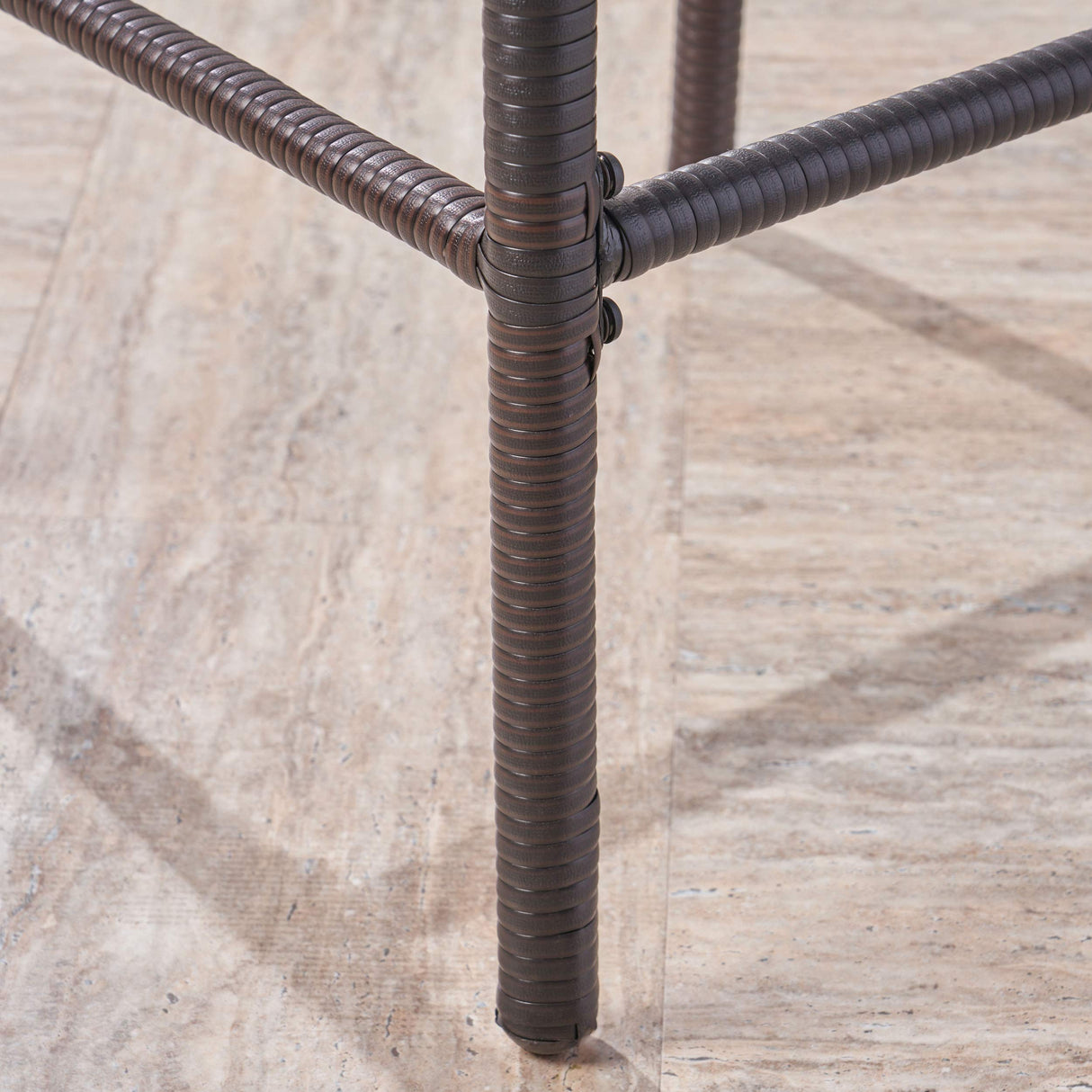 Christopher Knight Home Stewart Outdoor Bar Stool, Set of 2, Brown Christopher Knight Home