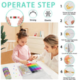 YMSDZHL 6000+PCS Clay Beads Bracelet Making Kit,24 Color DIY Flat Preppy Beads for Friendship Jewelry Making,Polymer Heishi Beads with Charms Gifts for Teen Girls Crafts for Ages 4-12 YMSDZHL