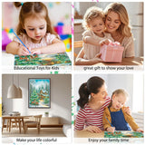 EOBROMD Christmas Paint by Numbers Kits for Adults, Winter DIY Kits Crafts for Beginner, Painting Adults, Christmas Oil Paint by Numbers for Home Decor Gift 16x20inch(Without Frame) EOBROMD