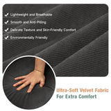 GNMLP2020 Loveseat Recliner Sofa Couch, Velvet 2-Seater Reclining Sofa for RV, Double Seater Wall Hugger Recliner Chair for Living Room, Home Theater Seating, Dark Grey GNMLP2020