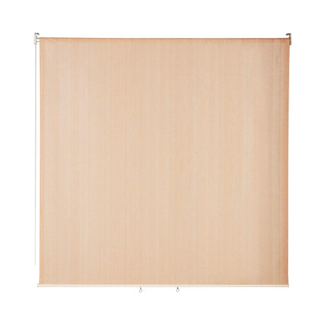 VICLLAX Outdoor Roller Shade, Patio Blinds Roll Up Shade (8' W X 8' L), Wheat VICLLAX