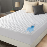 Utopia Bedding Waterproof Mattress Protector, Queen Mattress Pad, Quilted Fitted Cover Stretches up to 16 Inches Deep (White) Utopia Bedding
