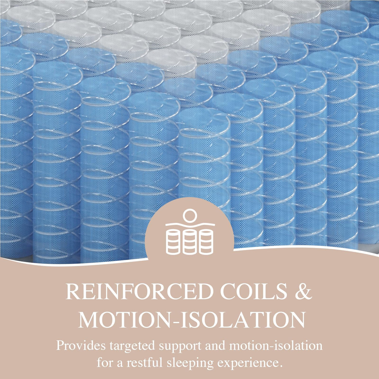 Sleepmax Full Mattress 14 Inch - Hotel-Collection Plush Hybrid Mattress Pain Relief - Deep Sleep Mattress Extra Lumbar & Hip Support - Fiberglass-Free Bed in a Box, CertiPUR-US Certified, 365-Trial Sleepmax