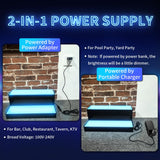 MESAlLUP Acrylic 60 Inch 3 Tier Detachable LED Lighted Liquor Bottle Display Shelf with Remote Control, Mulit Colorl Lighting Shelves for Home Mini Bar Restaurants & Party Use(Without Power Bank) MESAILUP