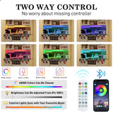 74" Tall 63" Wide Large Coffee Bar Cabinet w/ Outlet,6000-color LED Light,Pegboard,Farmhouse Hutch Cabinet w/Barn Door,2 Big Drawers,Adjustable Shelves,10 Wine & Glasses Rack,5 Hook for Kitchen,White chartustriable