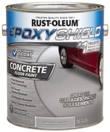 RUST-OLEUM 225359 Epoxy Shield Gray Base Single Part 1-Gallon Armor Concrete Floor Acrylic Paint, 1 gal,, 128 Fl Oz (Pack of 1) Rust-Oleum