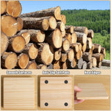 24 PCS Unfinished Square Wood Coasters, SIJDIEE 4 Inch Blank Wooden Craft Coasters with Non-Slip Foam Pad Stickers for DIY Stained Painting Wood Engraving Home Decoration Supplies SIJDIEE