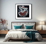 CSZPPQAF 5D Diamond Painting Kits for Adults, Special Shape Diamond Art Kits for Adults Beginner, DIY Crystal Art Drill Diamond Dots Gem Painting for Home Decor 11.8x11.8 Inch CSZPPQAF