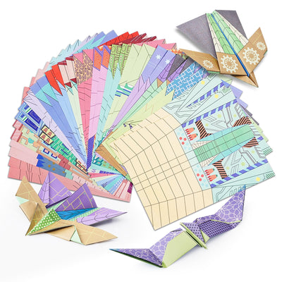 hekarim DIY Educational Kids Paper Airplane Origami Kit, Ideal for Birthday, Holiday Gifts - Develop Hand - Eye Coordination & Spatial Thinking, with Colorful Papers