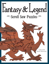 Fantasy & Legend Scroll Saw Puzzles (Fox Chapel Publishing) 29 Ready-to-Cut Patterns for Fantastic Creatures like Dragons, Gargoyles, Unicorns, Hydra, Phoenix, Griffin, Hippogriff, Mermaids, and More Fox Chapel Publishing