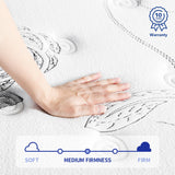 Olee Sleep Full Mattress, 13 Inch Hybrid Mattress, Gel Infused Memory Foam, Pocket Spring for Support and Pressure Relief, CertiPUR-US Certified, Bed-in-a-Box, Firm, Full Size Olee Sleep