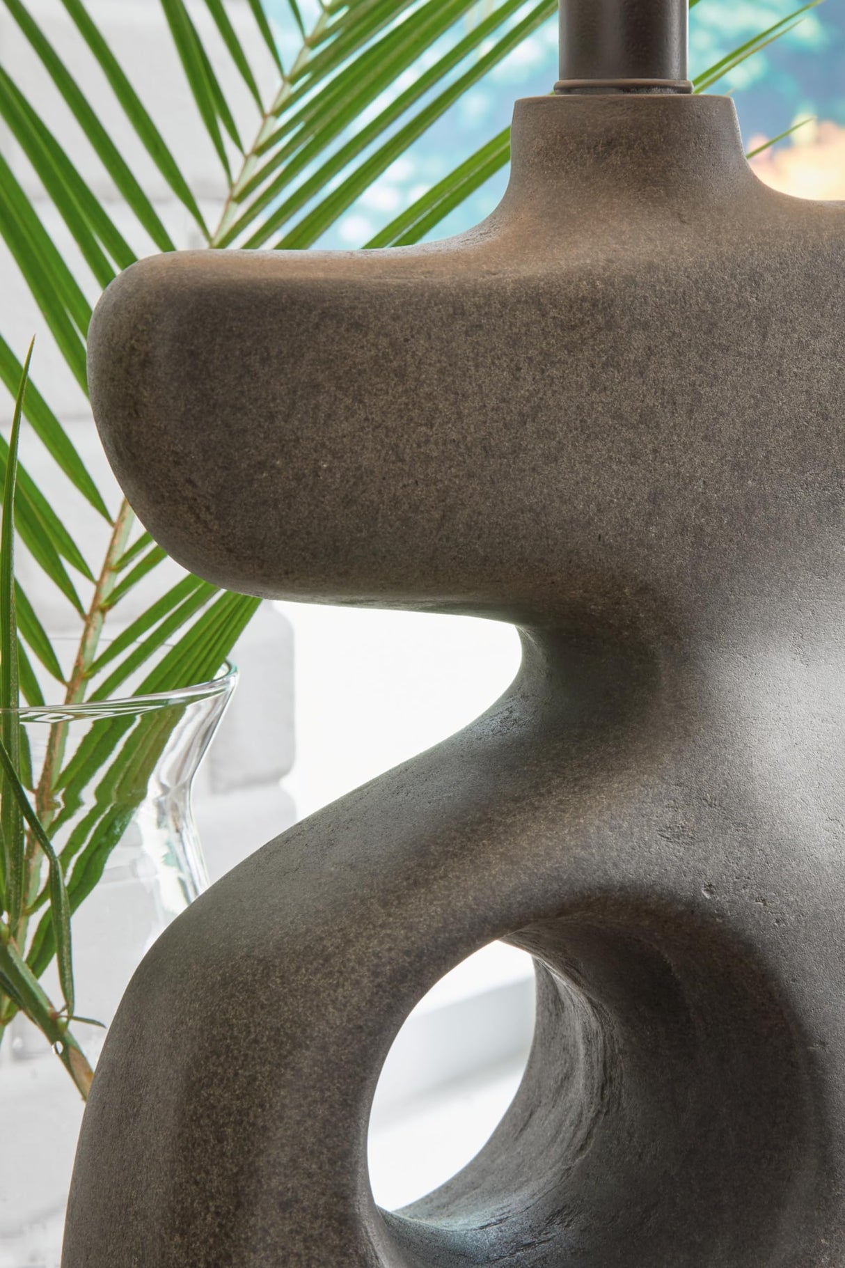 Signature Design by Ashley Danacy Farmhouse Distressed Paper Composite Table Lamp with 3-Way Switch, Black Signature Design by Ashley