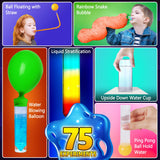 JOPSHEEN 75 Experiments Science Kit for Kids, Chemistry Set, S.T.E.M Educational Birthday Christmas Toys Gifts Idea for Boys and Girls JOPSHEEN