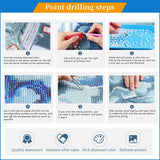 MjhRcll Christmas Diamond Painting Kits for Adults,Funny Diamond Art Kits for Beginner,Comical Diamond Dots with Accessories for Home Wall Decor 14X14 Inch MjhRcll