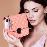 Hicarer 20 Pieces Sublimation Lipstick Holder Keychain Bulk Blank Lipstick Neoprene Clip-on Sleeve Travel Key Ring Holder Hicarer