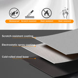 RISTERN Metal Armoire Wardrobe Closet with Hanging Rod, Clothing Storage Cabinet with Adjustable Shelves for Laundry Room, Bedroom, Home Office, Bathroom, 71" Green RISTERN