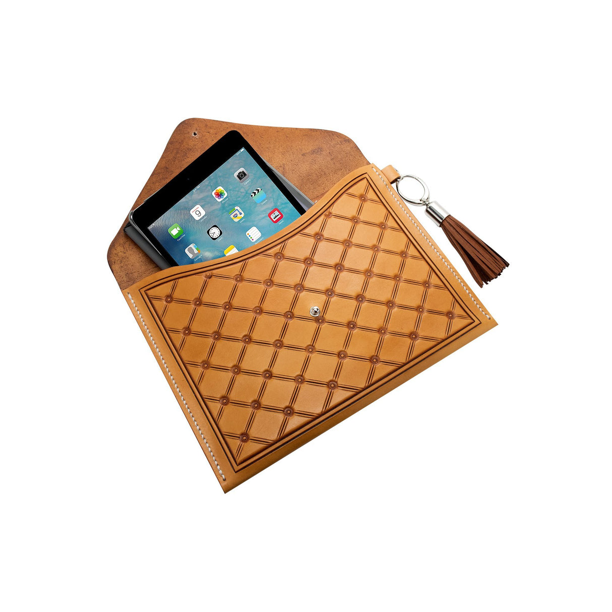 Realeather DIY Envelope Clutch Purse Kit, Natural Realeather