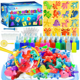 FADAWU 24 Colors Magic Water Elf Toy Kit - Aqua Fairy Water Gel Kits with 16 Molds, DIY Squishy Maker Set for Kids, Water Pets Squishies Toys, Party Favors Arts & Crafts Gift for Boys & Girls FADAWU