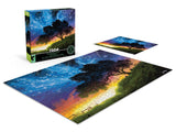 Ceaco - Glow in The Dark - Glowing Skies - 750 Piece Jigsaw Puzzle Ceaco