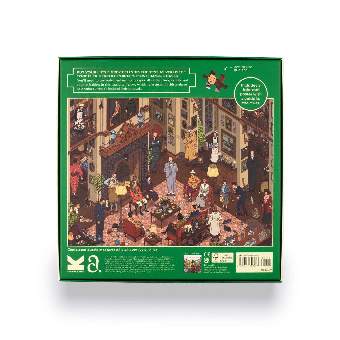 The World of Hercule Poirot 1000 Piece Puzzle