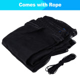 SPORTYOUTH Trampoline Netting Replacement Safety Enclosure for 14 ft 6 Straight Poles Round Frame Trampoline, Breathable Weather-Resistant Tear-Proof Netting with Adjustable Straps, NET ONLY SPORTYOUTH