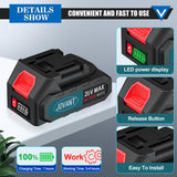 jovant 20V 4.0Ah Battery, 4.0A Lithium Battery for Power Tools, Rechargeable Li-ion Battery Compatible Chainsaw & Nail Gun (1Pack) (Charger Not Included) jovant