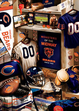MasterPieces Game Day 500 Piece Jigsaw Puzzle for Adults - NFL Chicago Bears Locker Room - 15"x21" Masterpieces