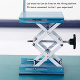 OESS Lift Table Lab Stand Lifter Scientific Scissor Lifting Jack Platform 8''X 8'' Aluminium Oxide OESS