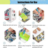 QAZWSX 5D Diamond Painting Kits for Adults Kids, Wild Animal Diamond Art Dinosaur Kits Full Drill Paint with Diamonds for Gift, Wall Decor 12X16 Inch QAZWSX