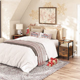 HOOBRO End Table with Charging Station and USB Ports, Side Table with Drawers and Storage Shelf, Set of 2, Bedside Table for Small Spaces, Living Room, Rustic Brown BF431BZP201 HOOBRO