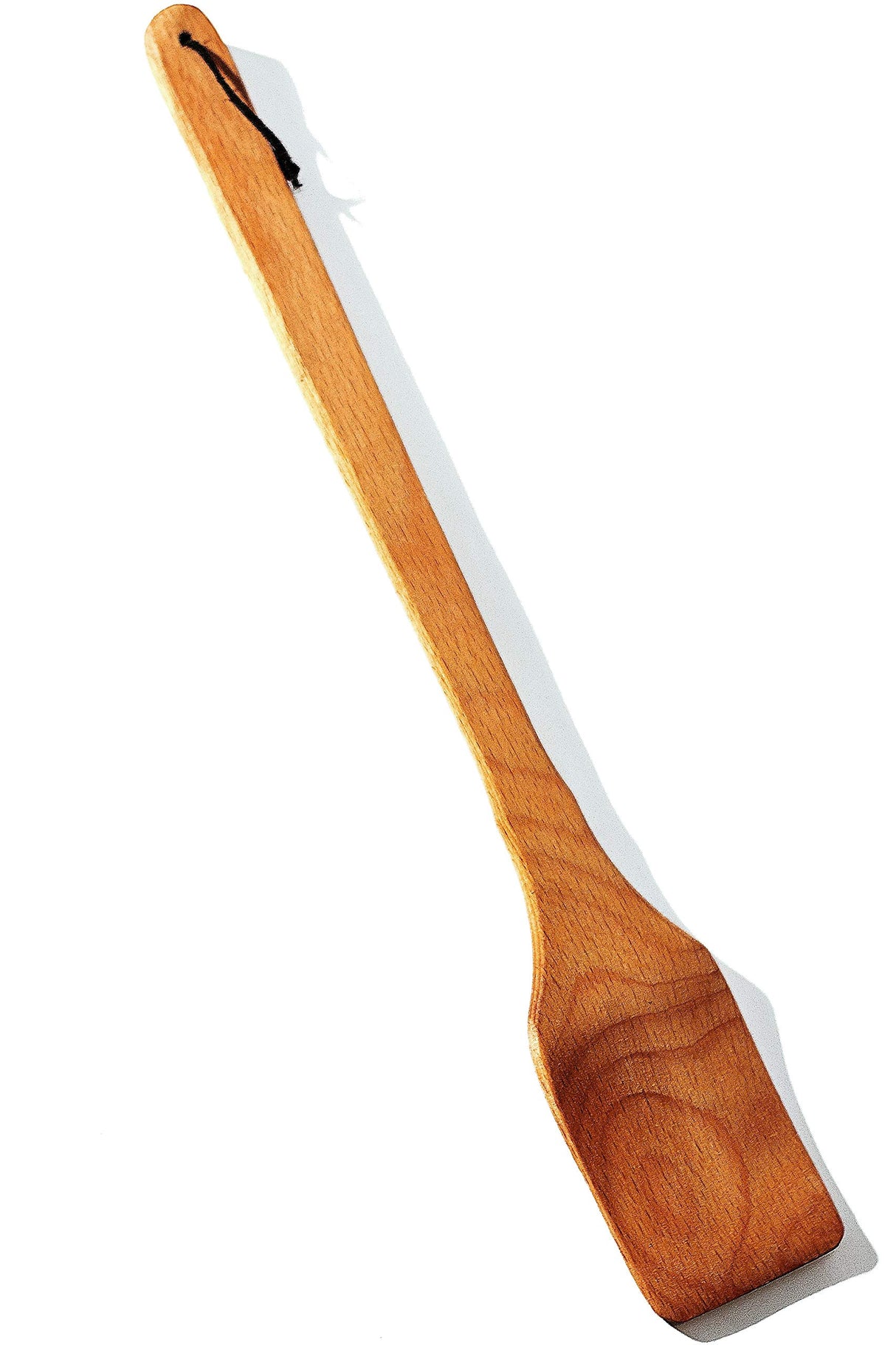 ECOSALL Large Wooden Spoon - 18-inch Heavy Duty Cajun Stir Paddle for Cooking in Big Pots & Wall Décor - Big Spoon For Brewing, Grill, Mixing, Stirring - Solid Natural Hard Wood Long Spatula. ECOSALL