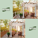 MOOKNAT Reed Bamboo Screen Fencing,4FT X 16.4FT Natural Reed Fencing Reed Screen for Balcony Reed Fence Bamboo Reed Fence 4 Feet High for Outdoor Backyard Patio(Brown) MOOKNAT