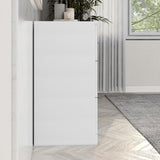 NoeBanJe 47" inch Dresser Sturdy Frame Modern Bedroom Furniture with 6 Drawers Large Capacity Storage Cabinet, Wooden Chest of Drawers for Bedroom, Hallway, Living Room, Entryway (White Gold Handle) NoeBanJe