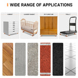 W B D WEIBIDA 2" Plate Caster Wheels Heavy Duty 600 Lbs Load Capacity Swivel Casters with Brake Set of 4, Safety Dual Locking, No Noise Wheels for Furniture, Carts (Screws and Screwdriver) W B D WEIBIDA