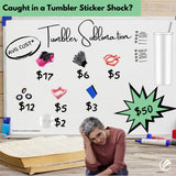 echomerx 30-Pcs Tumbler Sublimation Starter Kit - Heat Tape Dispenser, Sublimation Tapes, Gloves, Clamp, Sleeves, Bands, Cradle & More - Complete Bundle for Easy Sublimation on Blank Mugs & Tumblers echomerx