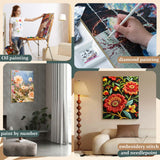 DoubleFill 3 Pack DIY Canvas Stretcher Bars 16x20 Inch Canvas Frame Wood Canvas Frames Kit Easy to Assemble for Prints, Posters, Oil Painting, Canvas Painting, Embroidery Stitch and Needlepoint Arts DoubleFill