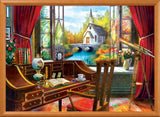 MasterPieces 1000 Piece Jigsaw Puzzle for Adults, Family, Or Youth - The Study View - 19.25"x26.75" Masterpieces