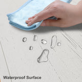 IDEALHOUSE 71" Farmhouse Bookshelf w/Adjustable Shelves & 31.5 in Whidth, 5 Tier Tall Bookshelf with Wooden Legs, Vintage Wooedn Book Shelf for Living Room Office (White, 71.3" H x 31.5" W x 11.8" D) IDEALHOUSE