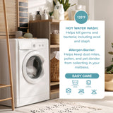 Bare Home Twin XL Quilted Mattress Pad - Twin Extra Long - Soft Mattress Topper - College Dorm Room Essentials - Easily Washable & Comfortable - Fitted Cover - Up to 15 Inches Deep (Twin XL, White) Bare Home