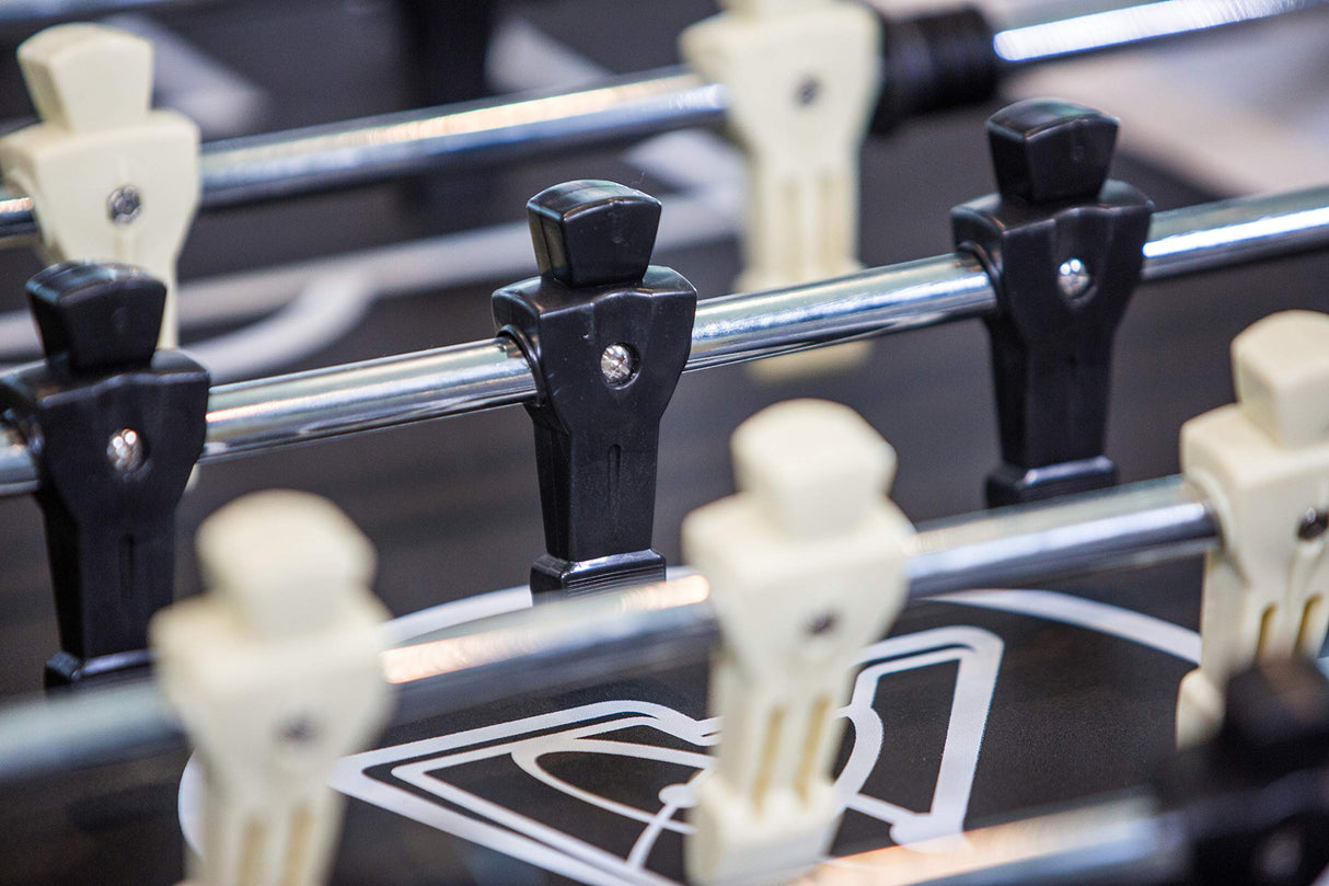 Atomic Pro Force 56" Foosball Table with Internal Ball Return and Ball Entry, Leg Levelers, and Heavy-Duty Legs Atomic